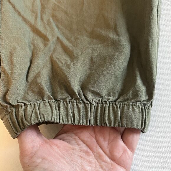 CLOTH & STONE Women’s Medium Olive Green Drawstring Joggers With Front Pockets - Picture 3 of 12